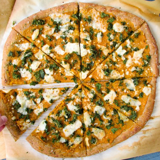 Rosemary sweet potato pizza