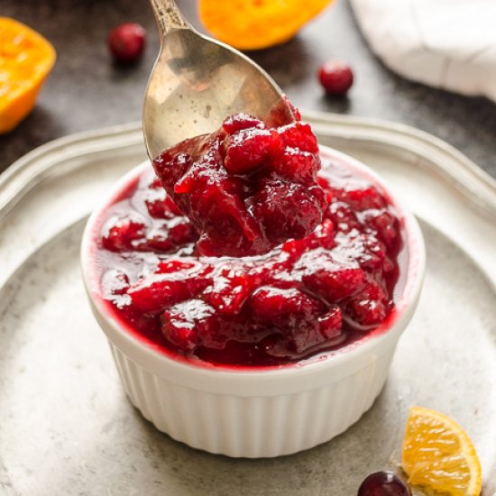 Fresh Cranberry Orange Sauce