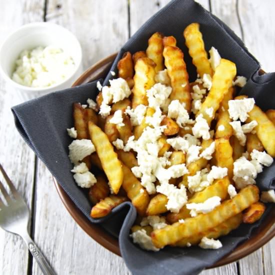 Fries with Feta Cheese