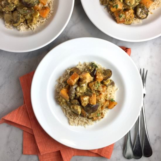 Squash & Mushroom Curry