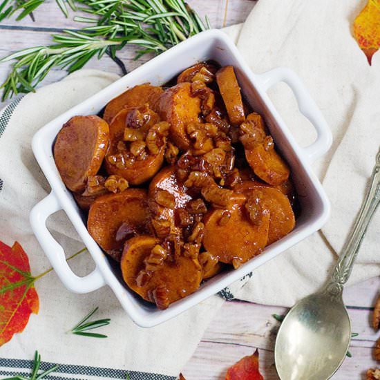 Maple Pecan Sweet Potatoes