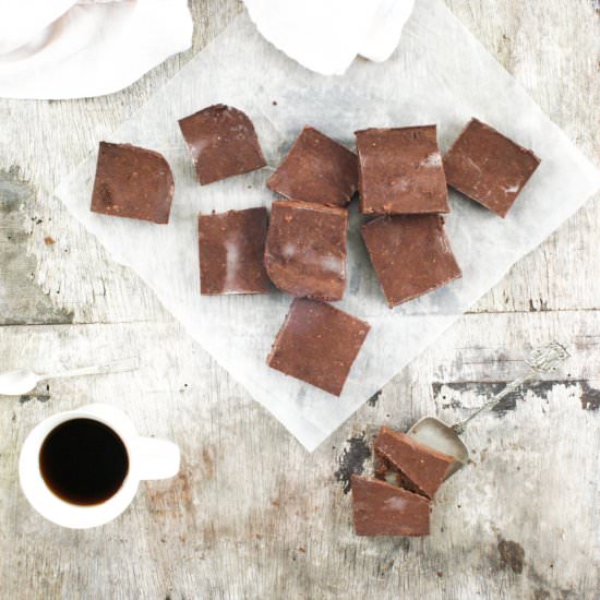 Chocolate Chickpea Fudge