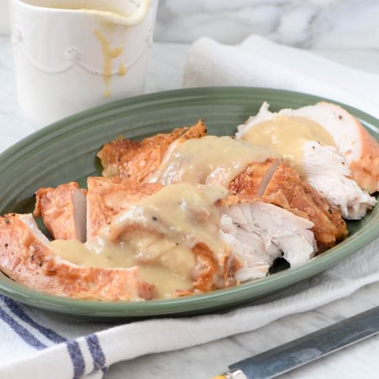 Roast Turkey Breast with Gravy