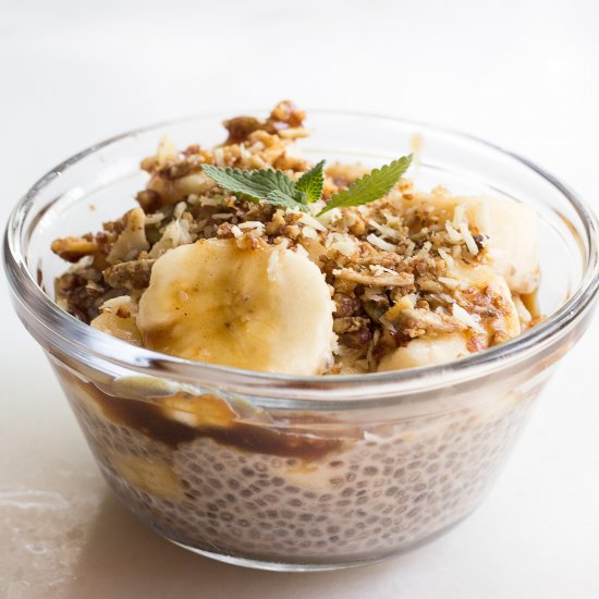 Horchata Caramel Chia Seed Pudding