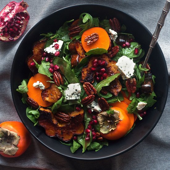 Squash and Persimmon Salad