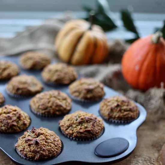 Pumpkin & Hazelnut Muffins