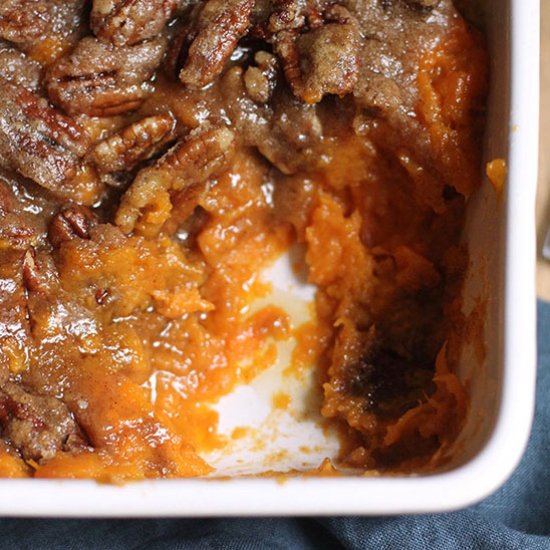 Sweet Potato Casserole with Pecan