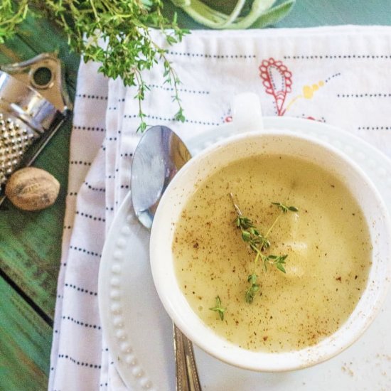 Creamy Turnip and Potato Soup