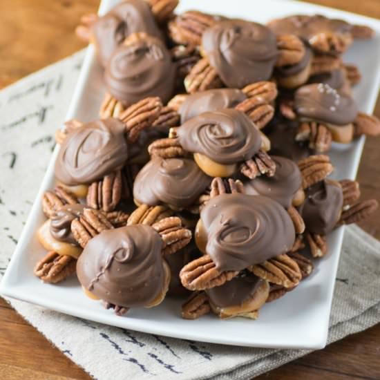 Homemade Chocolate Turtles