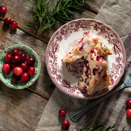 Cranberry Pecan Bliss Bars