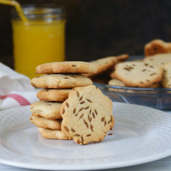 Jeera Biscuits (Cumin Cookies)