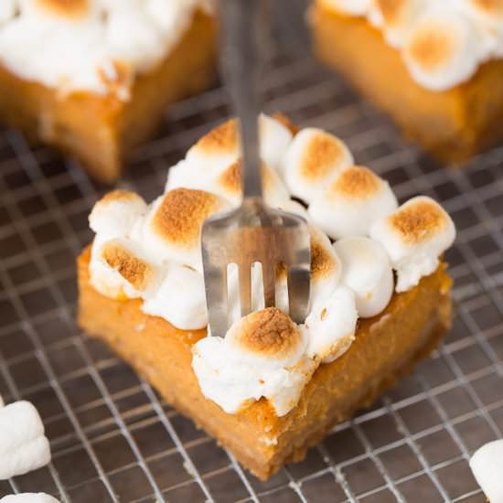 Sweet Potato Pie Bars