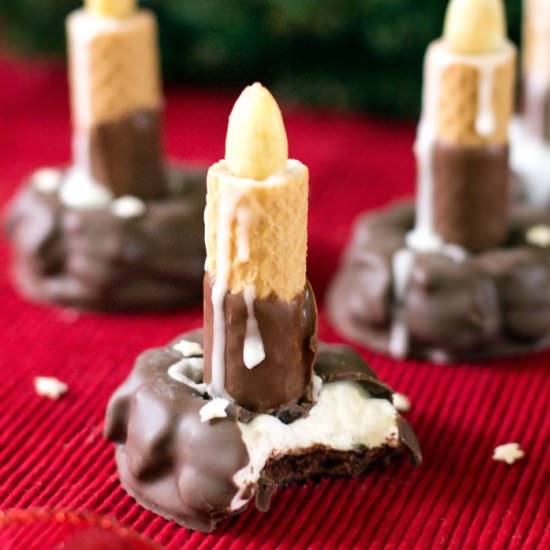 Edible Christmas Candles