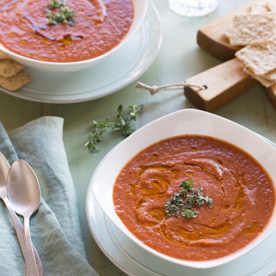 Healthy Homemade Tomato Soup