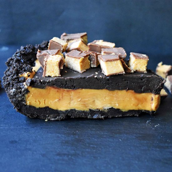 Chocolate Peanut Butter Cup Pie