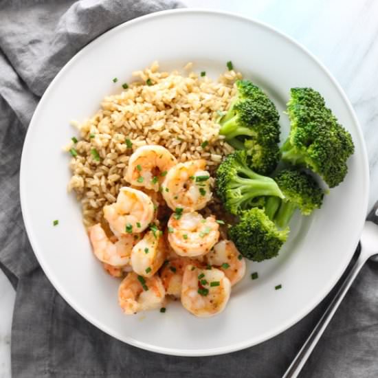 Low FODMAP Maple Dijon Shrimp