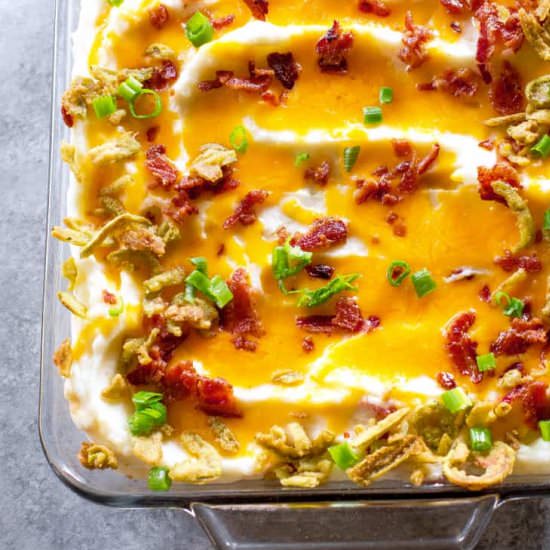 Jalapeno Popper Mashed Potatoes