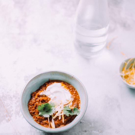 Pressure Cooker Chicken Chili