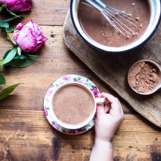 The BEST dairy-free Hot Chocolate