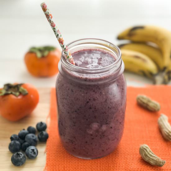 Blueberry, Persimmon Smoothie