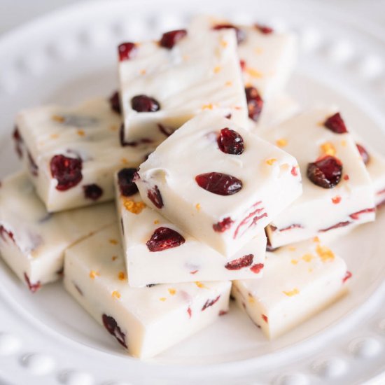 Cranberry Bliss Bar Fudge Recipe