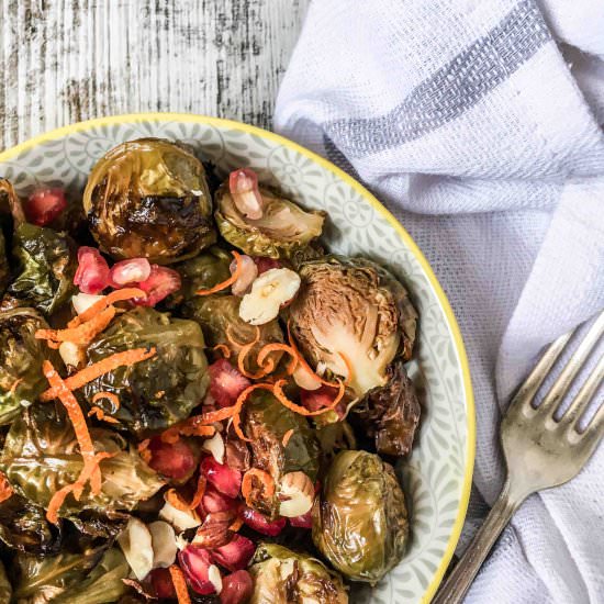 Orange Roasted Brussels Sprouts