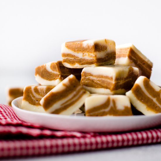 Gingerbread Swirl Fudge