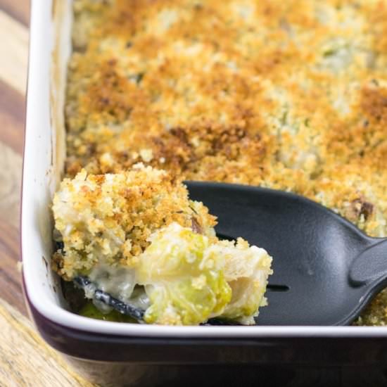 Brussels Sprout Gratin