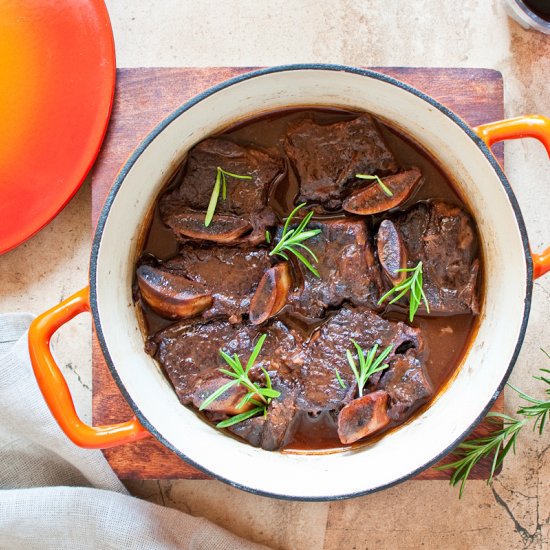 Barolo Braised Short Ribs