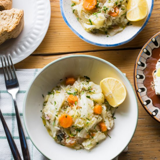 Cabbage & Rice Stew (Lahanorizo)