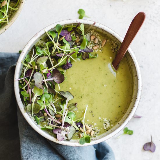 Green Goddess Broccoli Soup