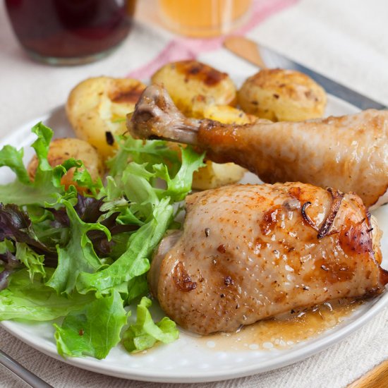 Malt Vinegar Baked Chicken