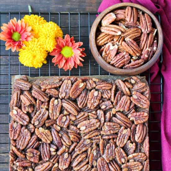 Paleo Pecan Pie Bars