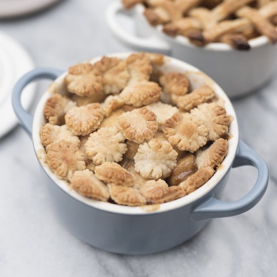 Individual Apple Pie Cocottes