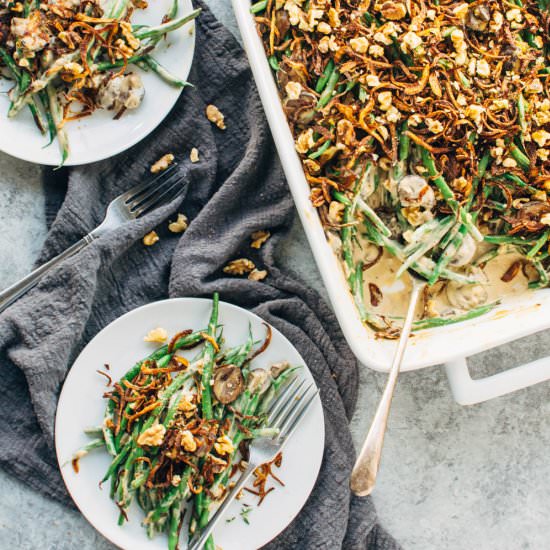 Paleo Vegan Green Bean Casserole