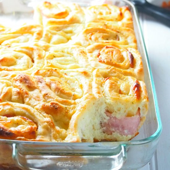 Ham and Cheese Rolls