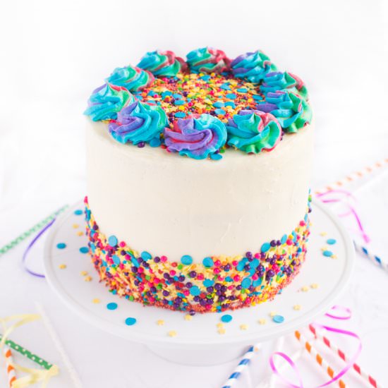 Homemade Funfetti Cake