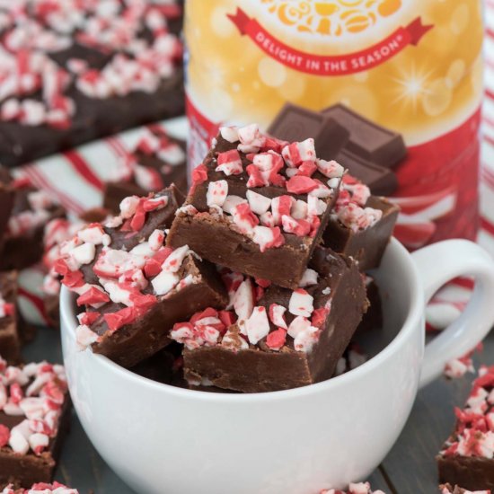 Peppermint Mocha Fudge