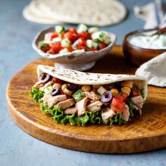 Mediterranean Tuna Pitas