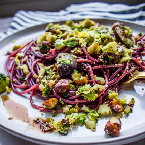 Boozy Holiday Brussels Pasta