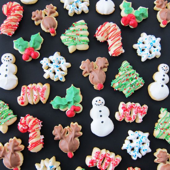 Christmas Spritz Cookies