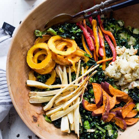 Roasted Fall Veggie Salad