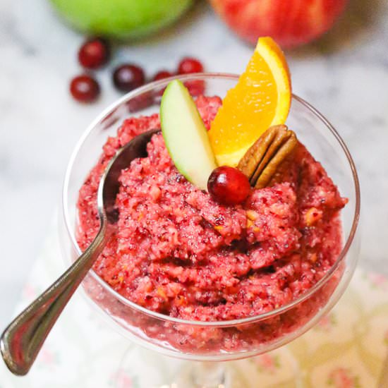 5 Min Fresh Cranberry Sauce