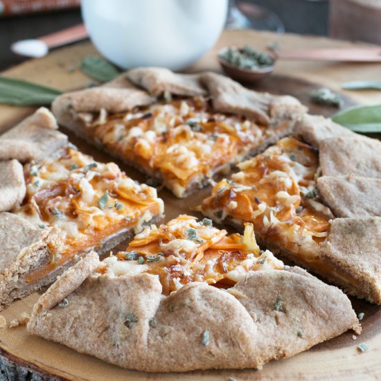 Whole Wheat Sweet Potato Galette