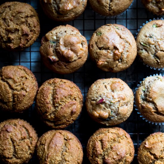 Almond Meal Muffins, Three Ways