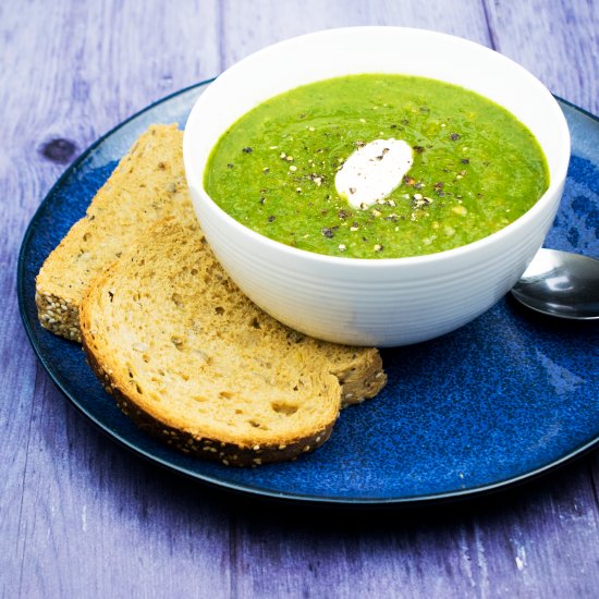 Spinach, Carrot & Leek Soup