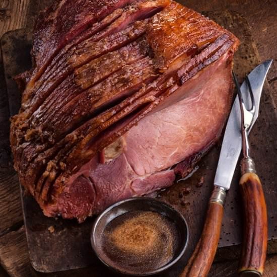 Ham with Coconut Butter Glaze