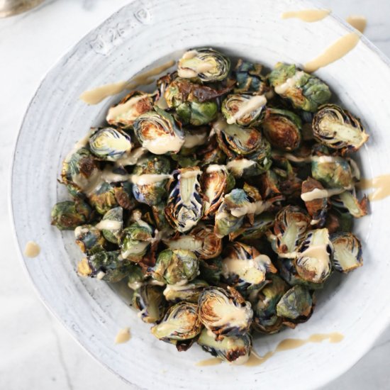 Ghee Roasted Brussels Sprouts