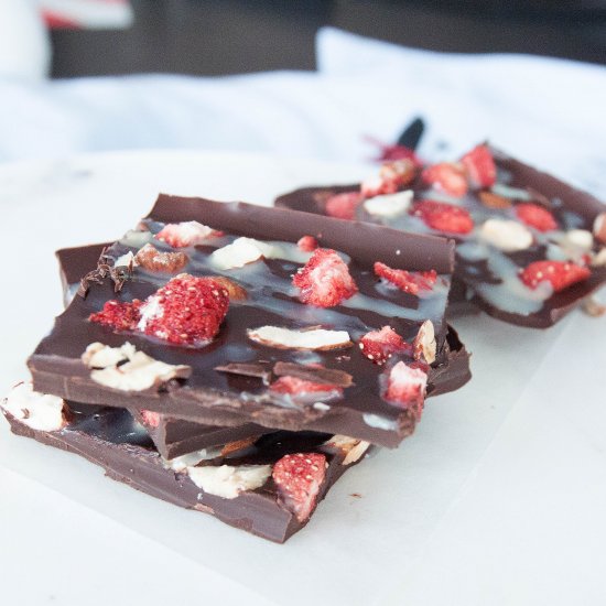 Chocolate Bar with Nuts and Berries