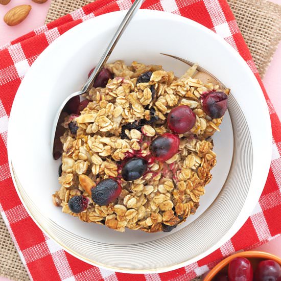 Cranberry Apple Pie Baked Oatmeal